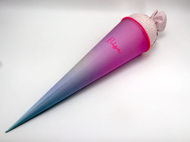 Schultüte "Rosa Farbverlauf"- mit Namen – Bild 2