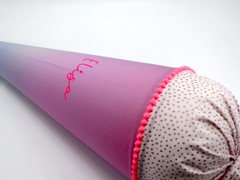 Schultüte "Rosa Farbverlauf"- mit Namen – Bild 4
