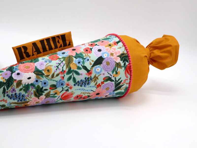 Schultüte "Garden Party Mint"- mit Namen – Bild 5