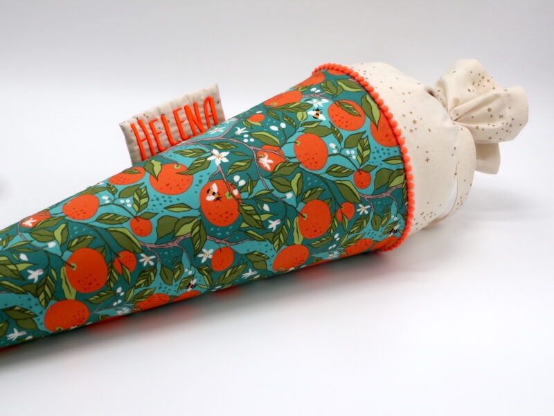 Schultüte "Orangen"- mit Namen – Bild 4