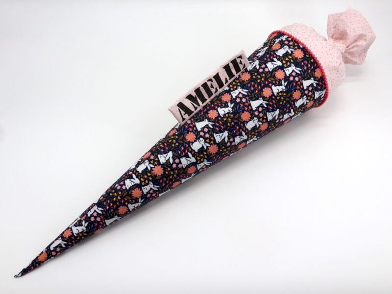 Schultüte "Hasen"- mit Namen – Bild 2
