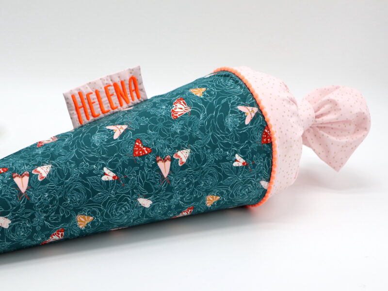 Schultüte "Schmetterlinge"- mit Namen – Bild 5
