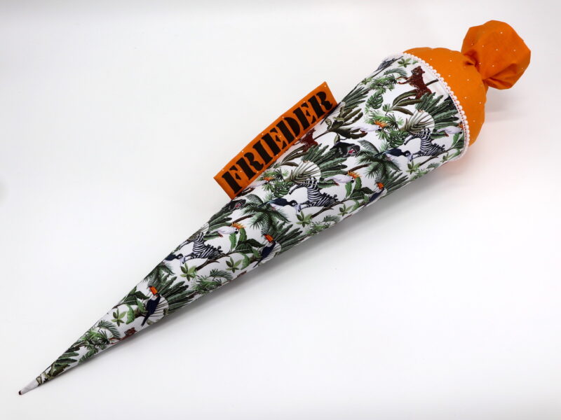 Schultüte "Urwald"- mit Namen – Bild 2