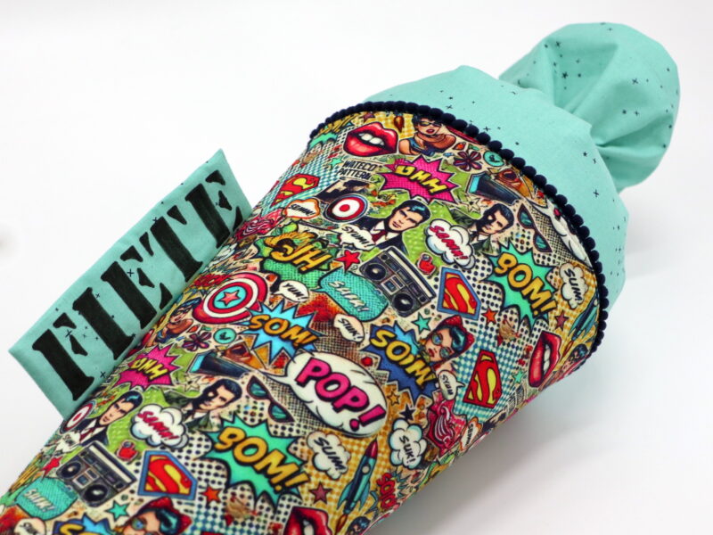 Schultüte "Pop Art"- mit Namen