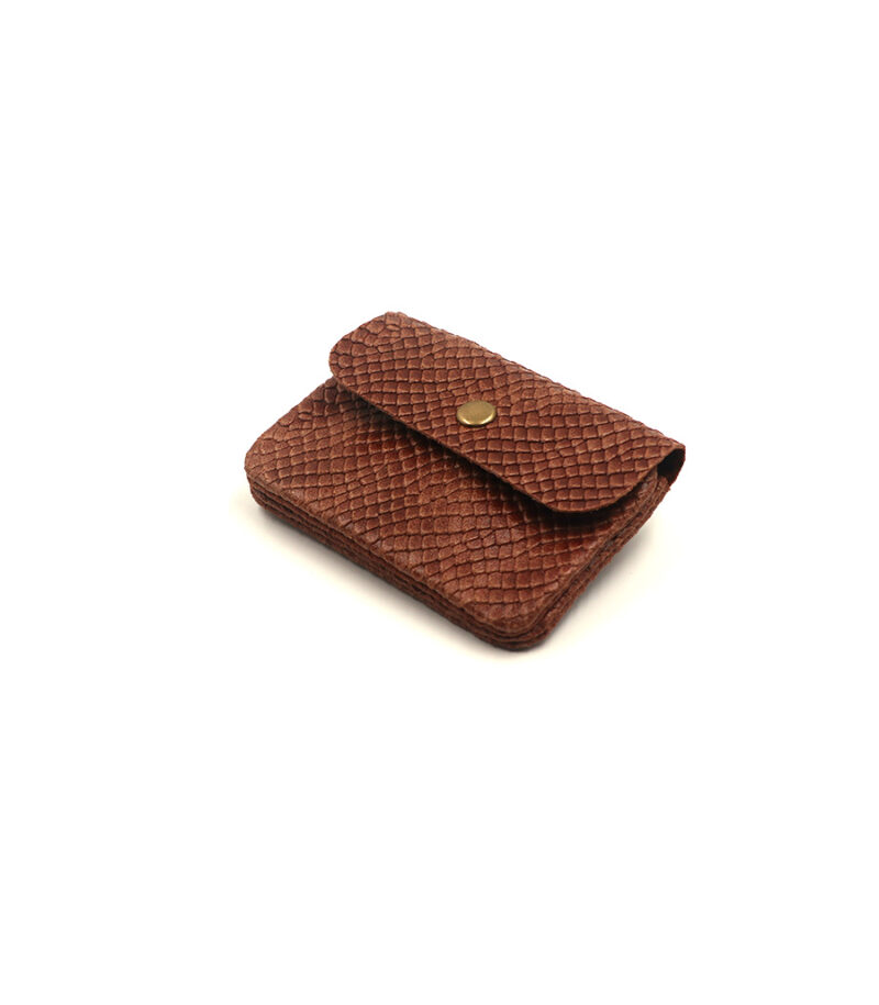 Maison Fanli - Portemonnaie - Animal Skin Braun