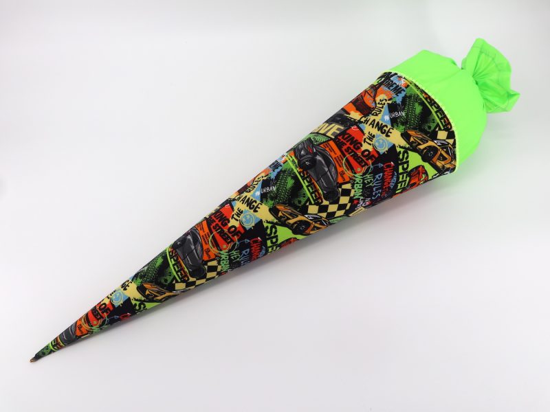 Schultüte "Space neon grün"- mit Namen – Bild 3