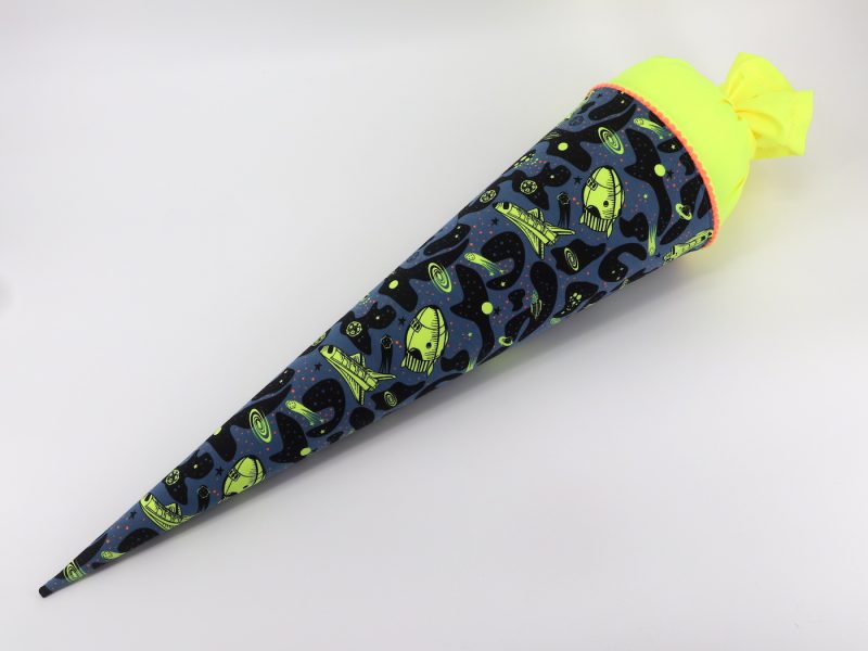 Schultüte "Space neon"- mit Namen – Bild 2