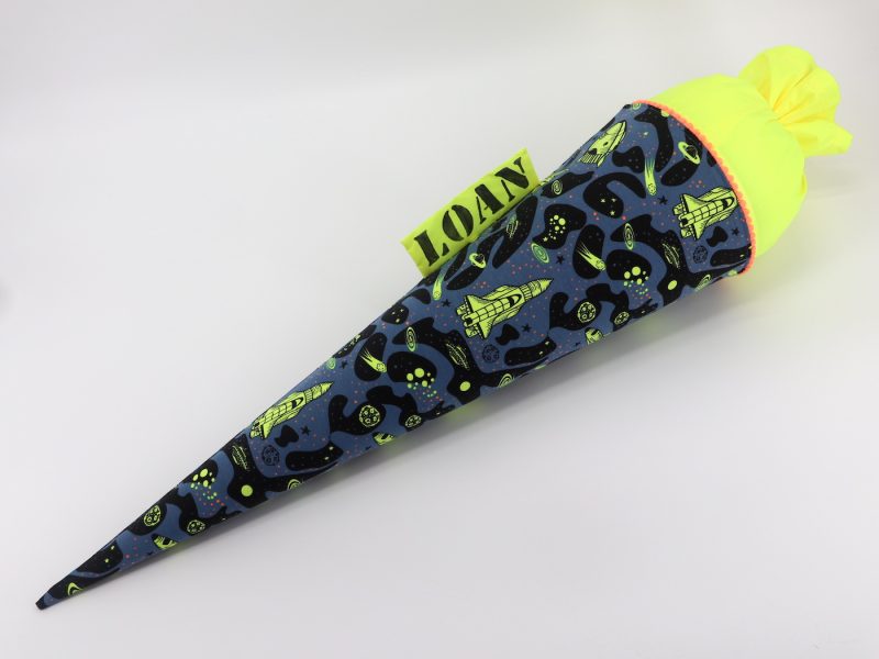 Schultüte "Space neon"- mit Namen – Bild 4