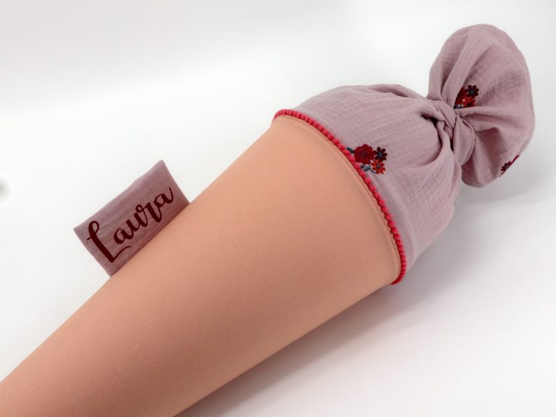 Schultüte "Soft Rose"- mit Namen