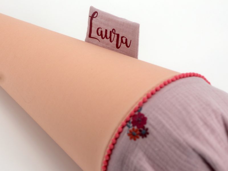 Schultüte "Soft Rose"- mit Namen – Bild 4