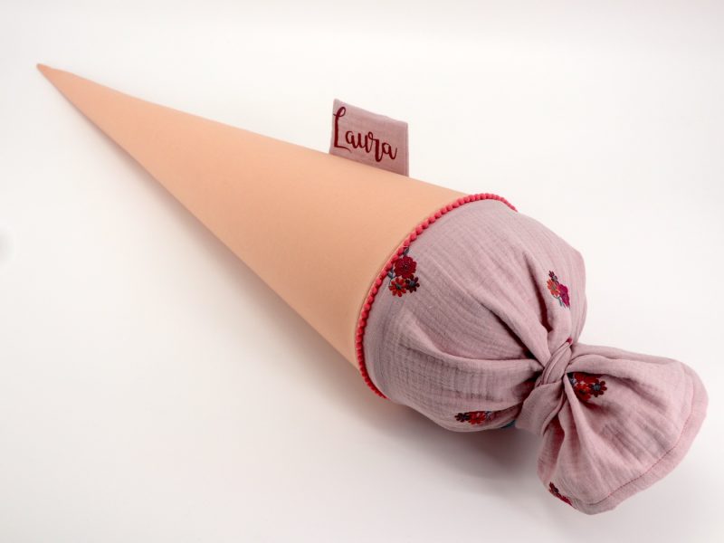 Schultüte "Soft Rose"- mit Namen – Bild 3