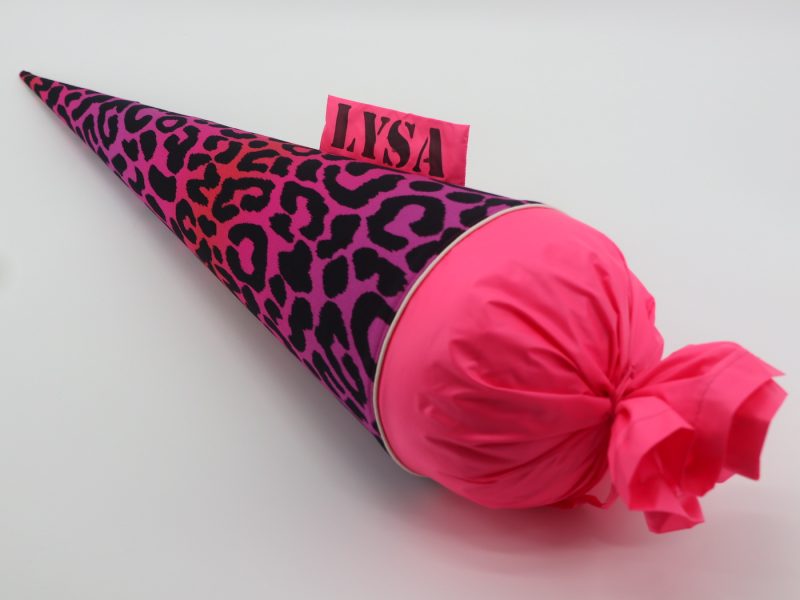 Schultüte "Pinker Leo"- mit Namen – Bild 4