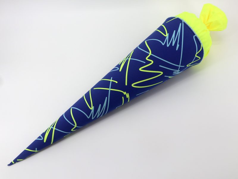 Schultüte "Neon Abstrakt"- mit Namen – Bild 3