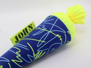 Schultüte "Neon Abstrakt"- mit Namen