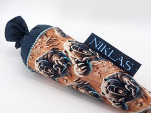 Schultüte "Bär"- mit Namen