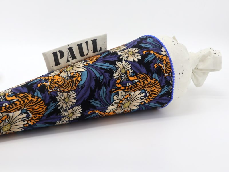 Schultüte "Tiger Blau"- mit Namen – Bild 6