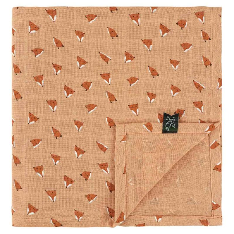 Muslin cloth | 110x110cm - Fierce Fox