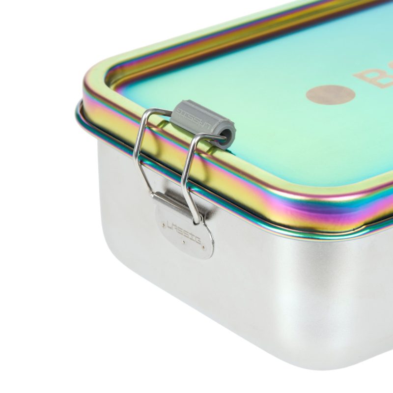Brotdose aus Edelstahl "Lunchbox - Bold " – Rainbow – Bild 5
