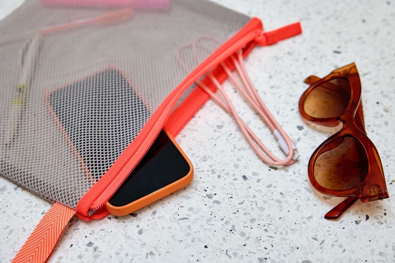 Netztasche "Mesh Bags" 3er Set – Neon Orange – Bild 3