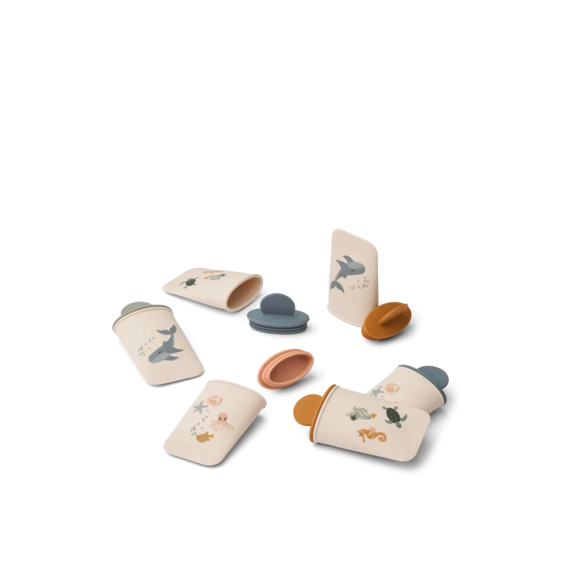 Liewood - Malik Printed Mini Ice Pops 6-Pack