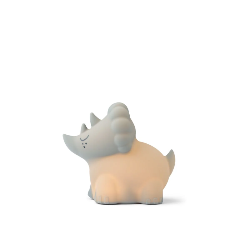 LED-Nachtlicht aus Silikon "Winston Night Light" - Dinosaurier / Blue fog – Bild 4
