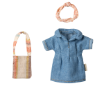 Maileg - Jeanskleid und Tasche - Mama Maus
