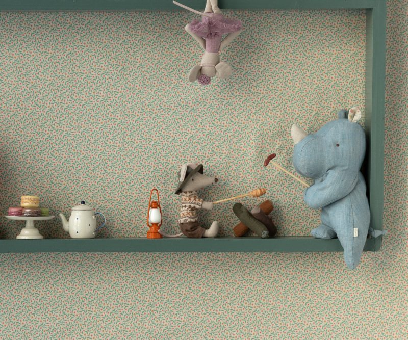 Kuscheltier "Safari Friends" - Small Rhino in Blau/Sand – Bild 2