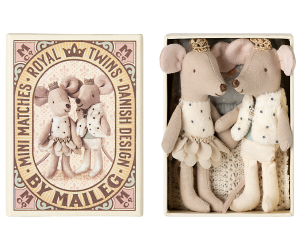Maileg - Königliche Zwillingsmäuse - kleine Schwester & Bruder