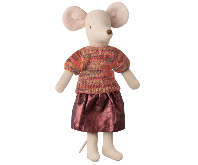 Maileg - Rock und Strickbluse - Mama Maus