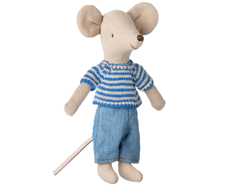 Kleidung für die Maus "Strickpullover und Hose" – Großer Bruder Maus – Bild 3