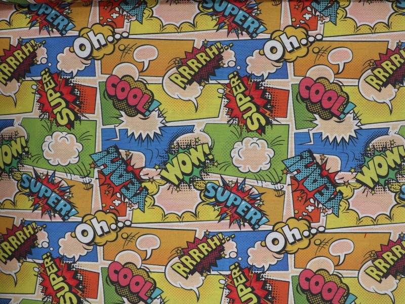 Stoffe Zanders - Loneta Dig. Dr. Comic Yeah/Super