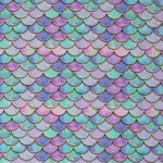 Swafing - Mermaid Baumwolle - Schuppen bunt