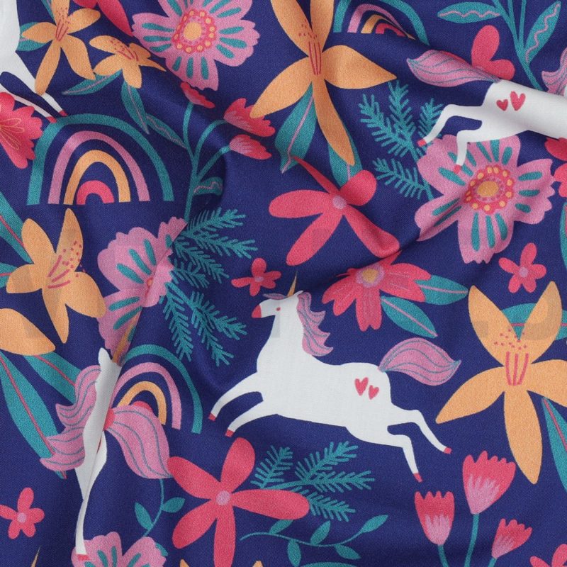Flowers and unicorns - cobalt – Bild 2
