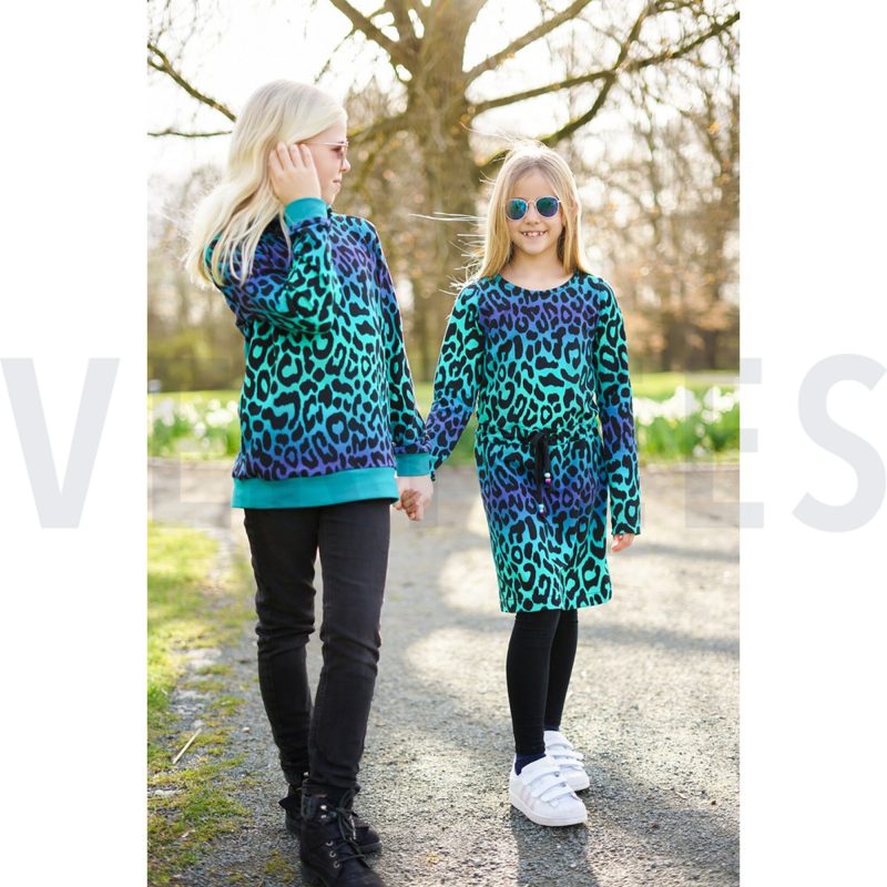 Animal Skin - green (French Terry) – Bild 5