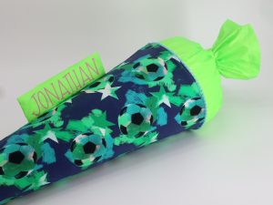 Schultüte "Soccerballs"- mit Namen