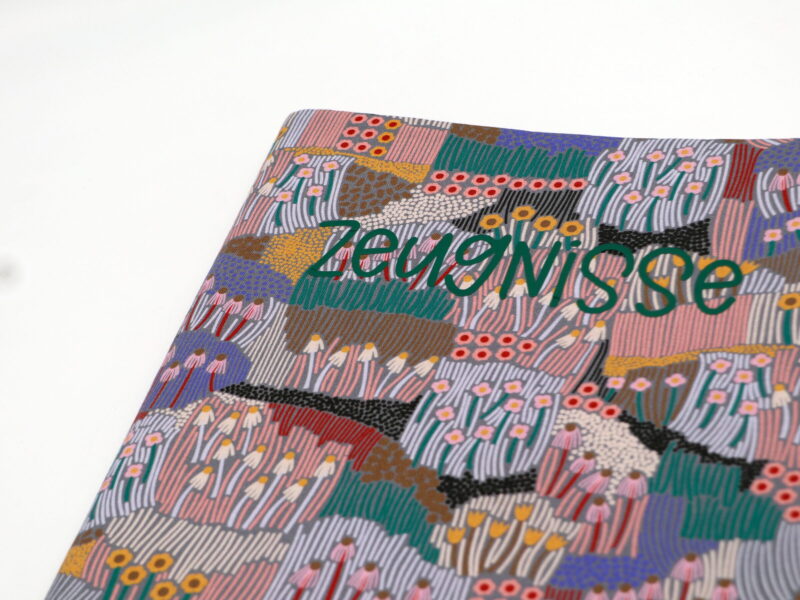 Personalisierte Zeugnismappe "Flower Patch" – Bild 5