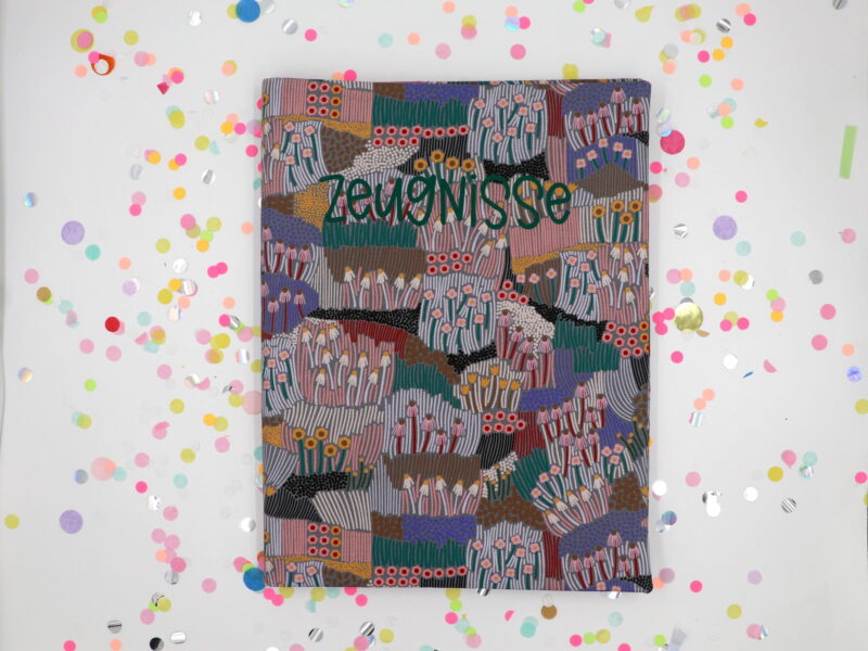 Personalisierte Zeugnismappe "Flower Patch" – Bild 2