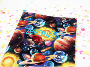 Personalisierte Zeugnismappe "Solar System"