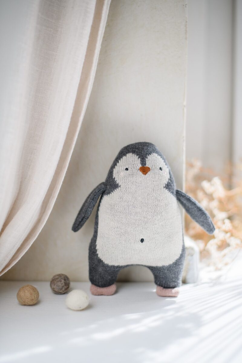 Babyrassel Pinguin – Anthrazit – Bild 2