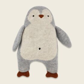 Ava&Yves - Babyrassel Pinguin hellgrau