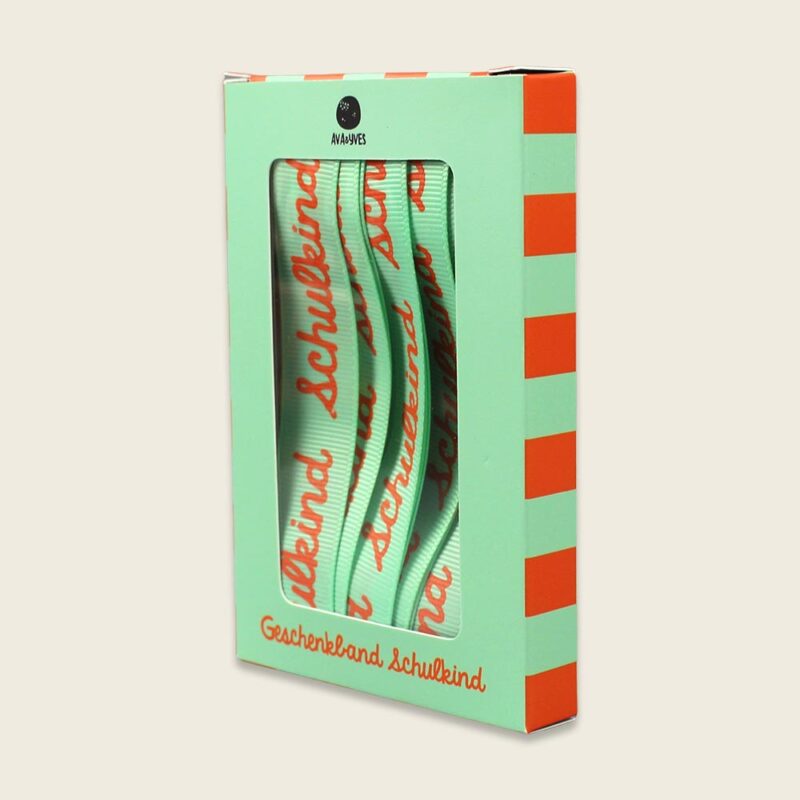Geschenkband-Set „Schulkind“ – Mint – Bild 3