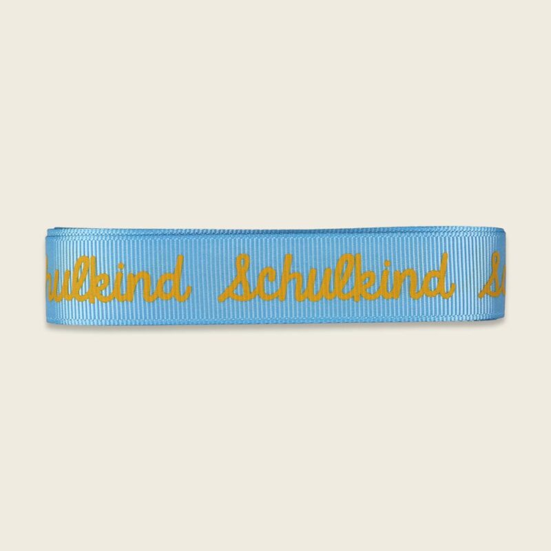 Geschenkband-Set „Schulkind“ – Türkis – Bild 3
