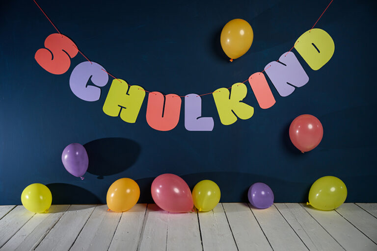 Ava&Yves - Girlande koralle - Schulkind