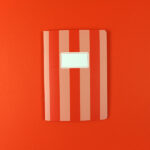 Ava&Yves - Notizheft Streifen orange/apricot