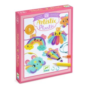 Djeco - Artistic Plastic: Kawaii Schlüsselanhänger