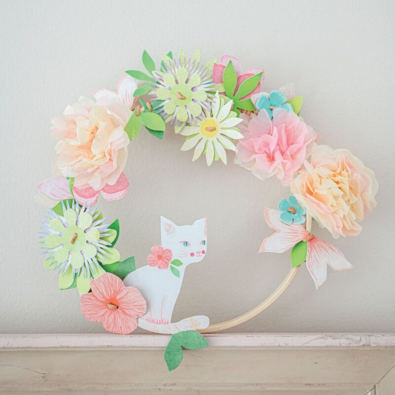 Kreativ-Set "DIY" – Blumenkranz Dalia – Bild 4
