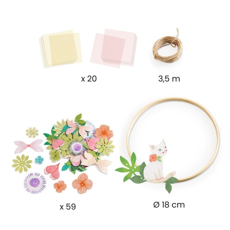 Kreativ-Set "DIY" – Blumenkranz Dalia – Bild 8