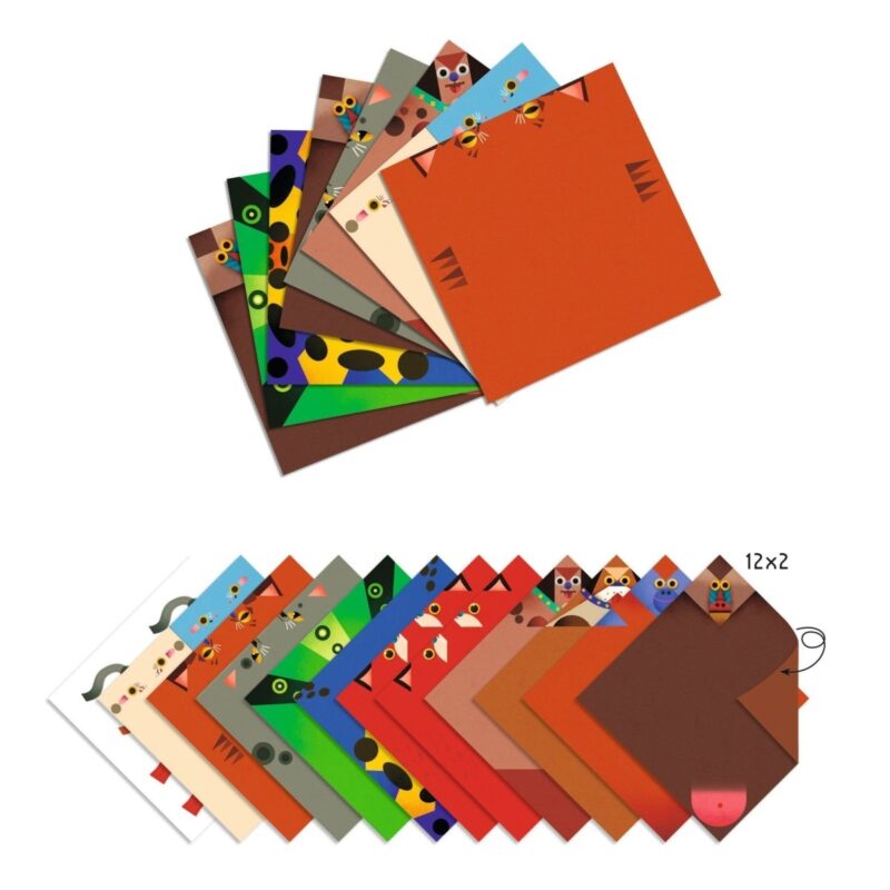 Origami Bastel-Set "Springende Tiere" – Bild 5