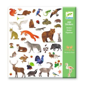 Djeco - Sticker: Tierwelt