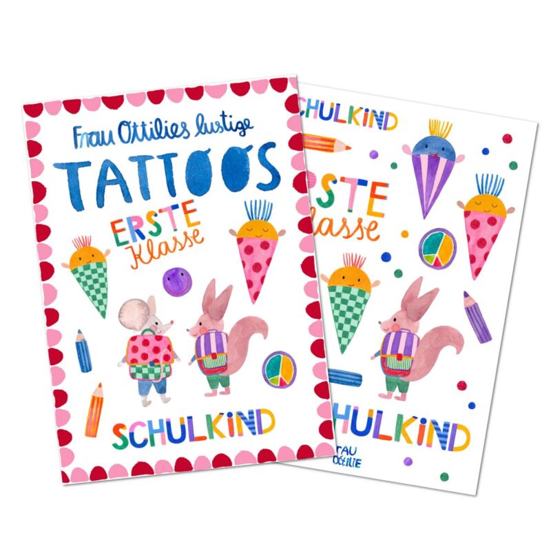 Frau Ottilie - Kindertattoos *Schulkind*